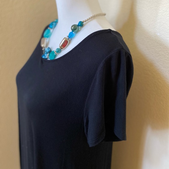 Mossimo Supply Co. Black Criss-Cross Detail Dress - Picture 3 of 5